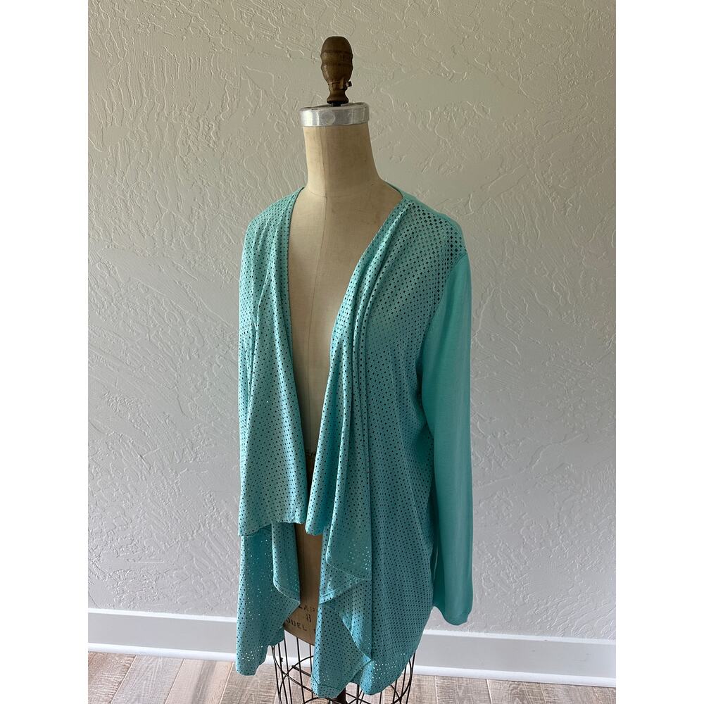 THE LIMITED | Women's Open Front Cut Out Drape Cardigan NEW Medium Sweater Mod